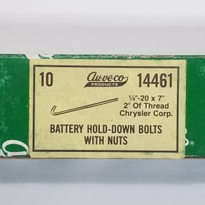 AU-VE-CO Chrysler Battery Hold-Down Bolts with Nuts (10-Pack)