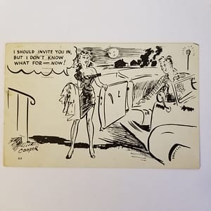 Vintage Used Postcard (1950’s) – “I Should…”