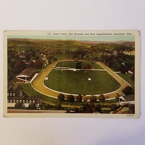 Vintage Used Postcard (1940’s) – “Race Track Fair Grounds”
