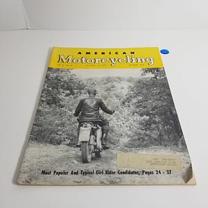 Vintage American Motorcycling Harley Indian Magazine (Oct 1952)