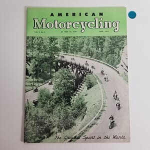 Vintage American Motorcycling Harley Indian Magazine (June 1951)