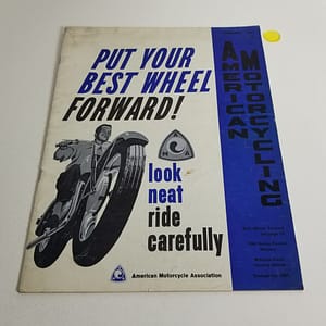 Vintage American Motorcycling Harley Indian Magazine (Feb 1961)