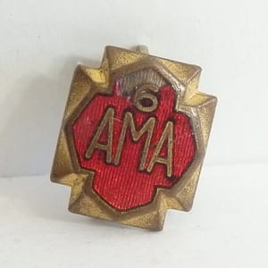 Authentic Vintage Orig (Early) AMA Year Pin #6 Harley VL RL Knucklehead Panhead