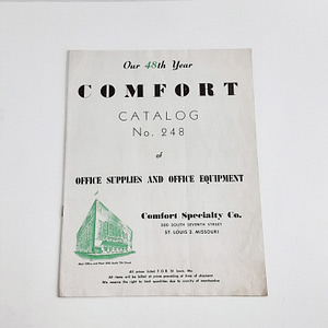 Vintage Original 1940-50’s “Comfort Catalog” Office Supplies-Equipment