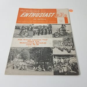 Vintage Harley-Davidson Enthusiast Magazine Laconia (June 1961)