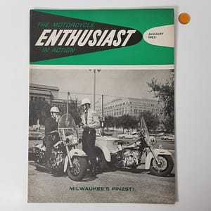 Vintage Harley-Davidson Enthusiast Magazine (January 1963)