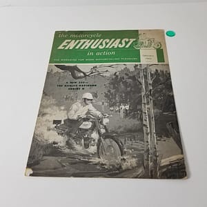 Vintage Harley-Davidson Enthusiast Magazine (February 1962)