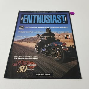 Genuine Harley-Davidson Enthusiast Magazine (Spring 1990) 50th Sturgis
