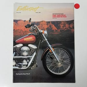 Genuine Harley-Davidson Enthusiast Magazine (Spring 1987) New FXLR