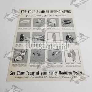Original Harley-Davidson “Summer Riding Needs”