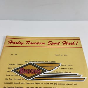 ORIGINAL HARLEY 1955 FACTORY SPORT FLASH-K-MODEL, KNUCKLEHEAD