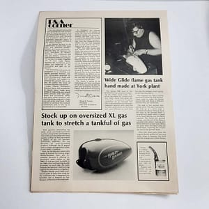 Vintage Harley-Davidson “Dealer News ” Newspaper (June 1980)