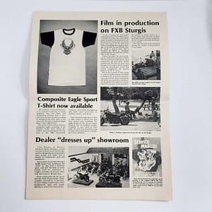 Vintage Harley-Davidson “Dealer News ” Newspaper (July 1980)