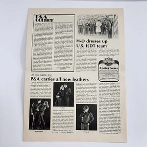 Vintage Harley-Davidson “Dealer News ” Newspaper (Feb 1980)