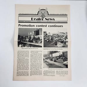 Vintage Harley-Davidson “Dealer News ” Newspaper (Oct 1980)