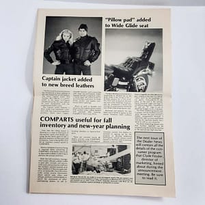 Vintage Harley-Davidson “Dealer News ” Newspaper (Nov-Dec 1980)