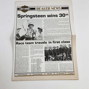 Vintage Harley-Davidson “Dealer News ” Newspaper (May 1982)