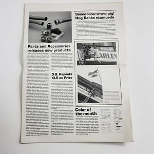 Vintage Harley-Davidson “Dealer News ” Newspaper (May 1982)