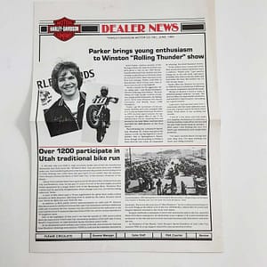 Vintage Harley-Davidson “Dealer News ” Newspaper (June 1982)