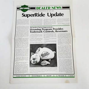 Vintage Harley-Davidson “Dealer News ” Newspaper (April 1984)