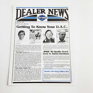 Vintage Harley-Davidson “Dealer News” Magazine (April-May 1986)
