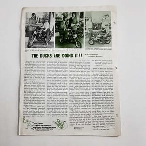 ORIGINAL HARLEY 1973 “THE DEALER NEWS” VOL 7, #1