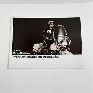 Vintage Original Harley-Davidson 1976 New Model Police Bikes and Accy. Brochure