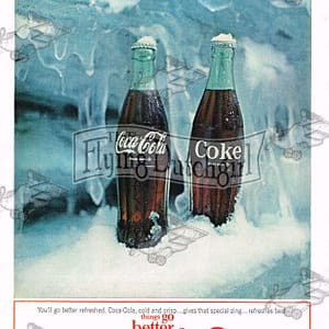 Authentic Original 1964 Coca-Cola Advertising