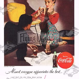 Authentic Original 1955 Coca-Cola Advertising