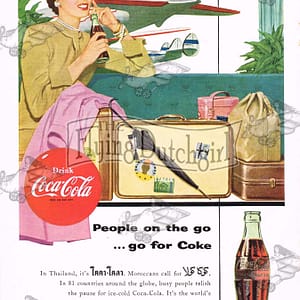 Authentic Original 1954 Coca-Cola Advertising