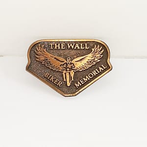 Authentic Vintage Harley “The Wall Biker Memorial” Ride Pin