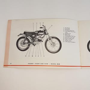 Original Harley 1970 Baja Owner’s Manual #99467-71