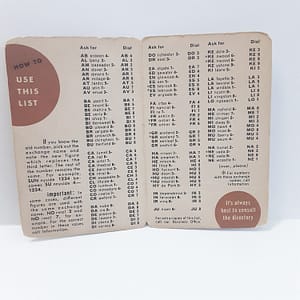 Original 1948  Ill. Bell Telephone “Exchange Guide”