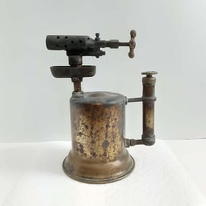 Antique Brass Blow Torch (Gas/Kerosene) with Brass Handle – Steam Punk (002)