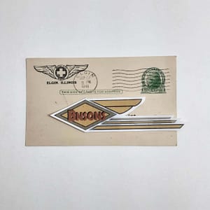 ORIGINAL HARLEY 1941 “WATCH CITY RIDERS” POST CARD KNUCKLEHEAD