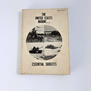 Vintage Original USMC Essential Subjects (1974 Edition)