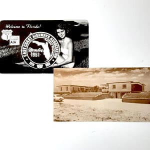 Vintage 1951 East Coast Highways Assoc. Membership Card Daytona Beach Harley