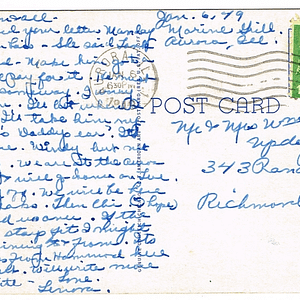 Vintage Postcard -1949  St. Charles Hospital, Aurora, Ill.