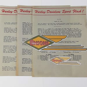ORIGINAL HARLEY 1954 FACTORY SPORT K-MODEL FLASH, – KNUCKLEHEAD