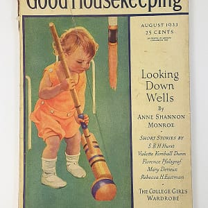 Vintage GOOD HOUSEKEEPING Magazine Aug 1933