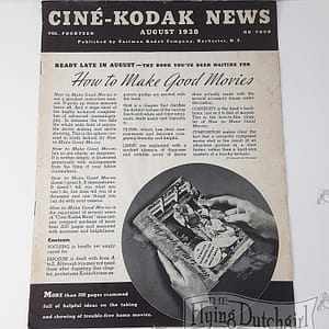 Vintage 1938  Cine-Kodak News – News Bulletin