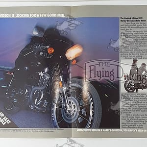 Original Harley-Davidson 1978 Cafe Racer Centerfold