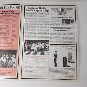 Vintage Harley-Davidson “Hog Tales” Newspaper (Oct-Nov 1986)