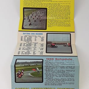 Vintage Original 1966 Daytona 200  Motorcycle Classic Race Brochure
