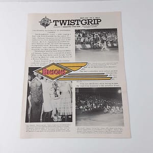 ORIG HARLEY 1959 WORLDWIDE CYCLE CLUB “TWISTGRIP” NEWSLETTER-KNUCKLEHEAD