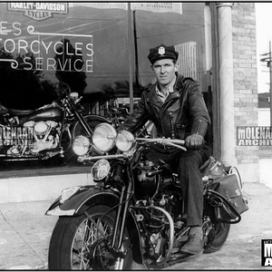 Vintage Photo Al Molenaar and Southside Harley-Davidson 1947 Chicago