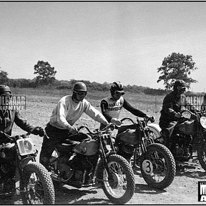 Vintage Molenaar Harley-Davidson Race Photo – Harleys and Indians 1940’s