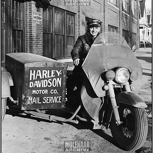 Vintage Molenaar Harley-Davidson Photo – HD Motor Co. Mail Service