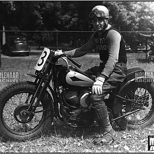 Vintage Molenaar Harley-Davidson Photo – #23 Leo Anthony