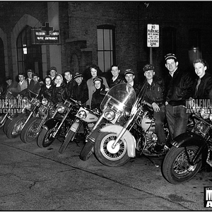 Vintage Photo of St. Louis Motorcycle Club Molenaar – Harley-Davidson